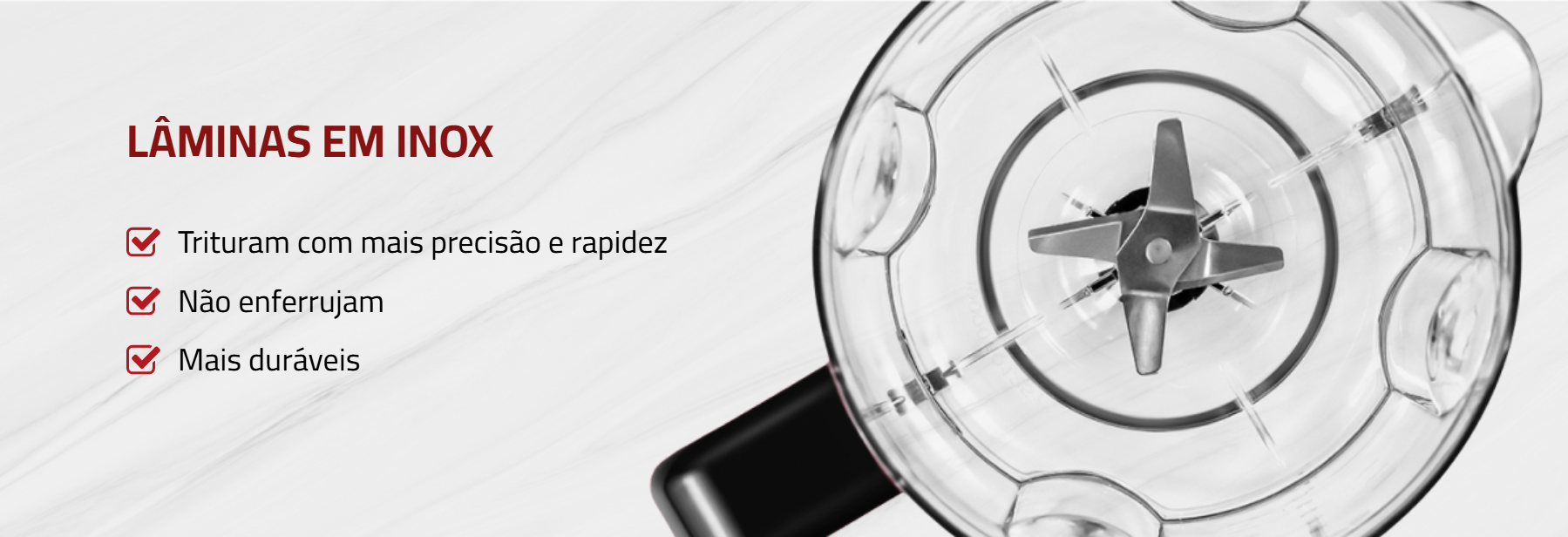Lâminas em aço inoxidável